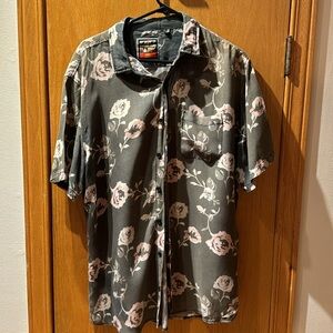 M Park flower button up, sun faded